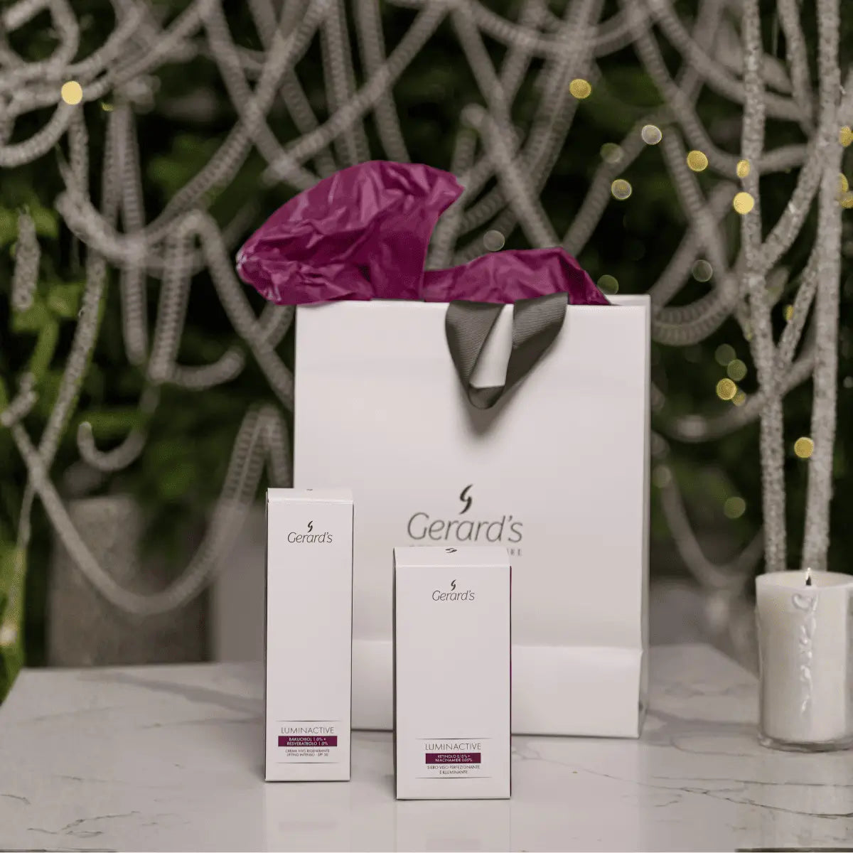 Gerard's rinkinys odos skaistumui (serumas su Retinoliu ir kremas su Bakučioliu SPF30)