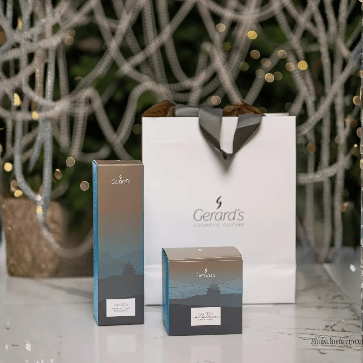 Gerard's rinkinys kūnui Yantra (Bora Bora šveitiklis ir sausas aliejus)